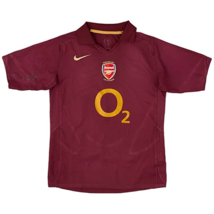 2005-06 Arsenal Home Shirt - 5/10 - (L.Boys)