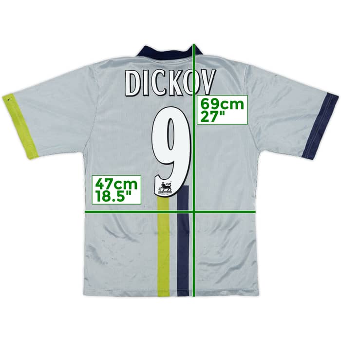 2000-02 Manchester City Away Shirt Dickov #9 - 6/10 - (S)