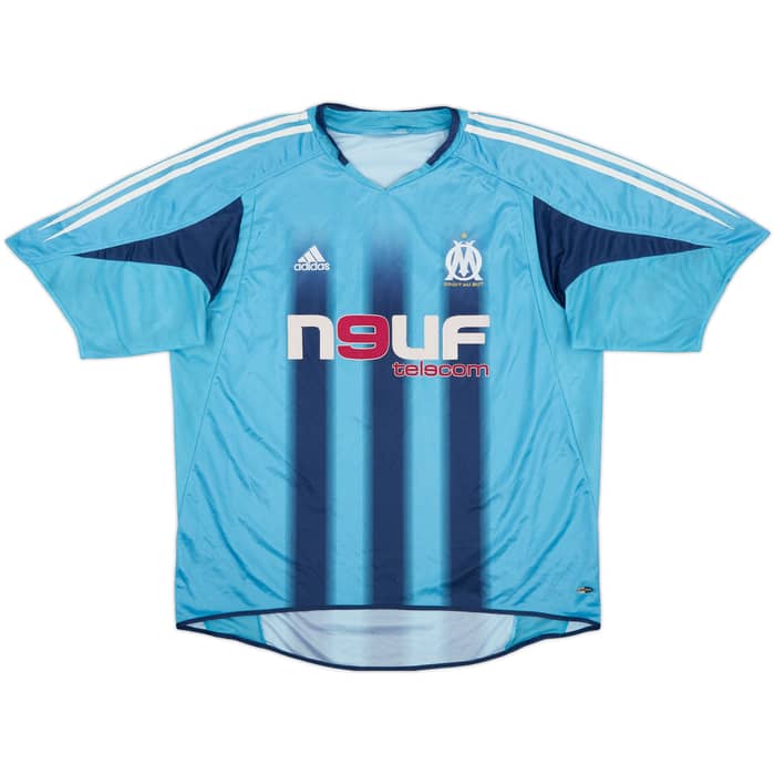 2004-05 Olympique Marseille Away Shirt Lizarazu #3 - 6/10 - (XL)