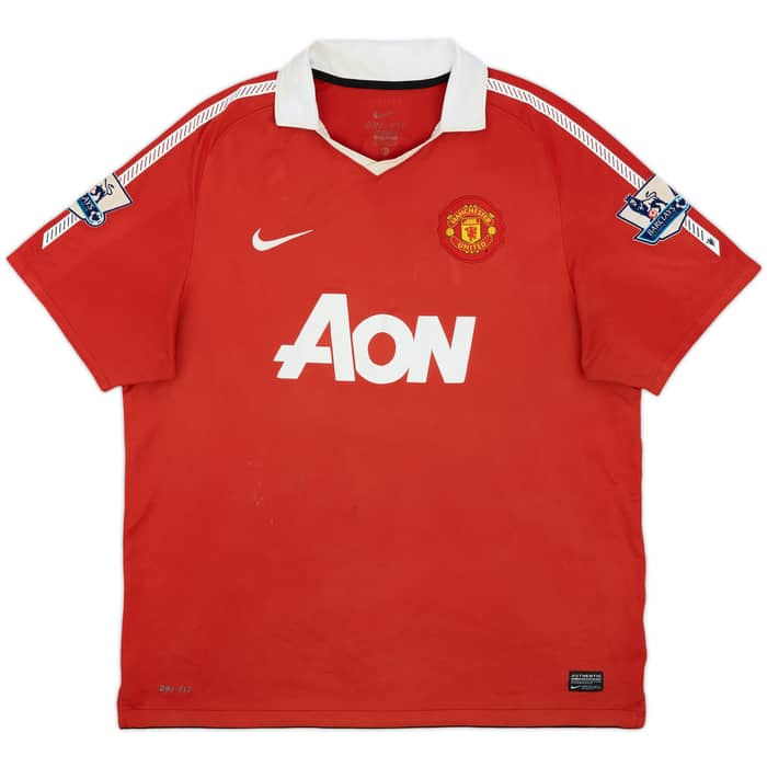 2010-11 Manchester United Home Shirt Rooney #10 - 5/10 - (XL)