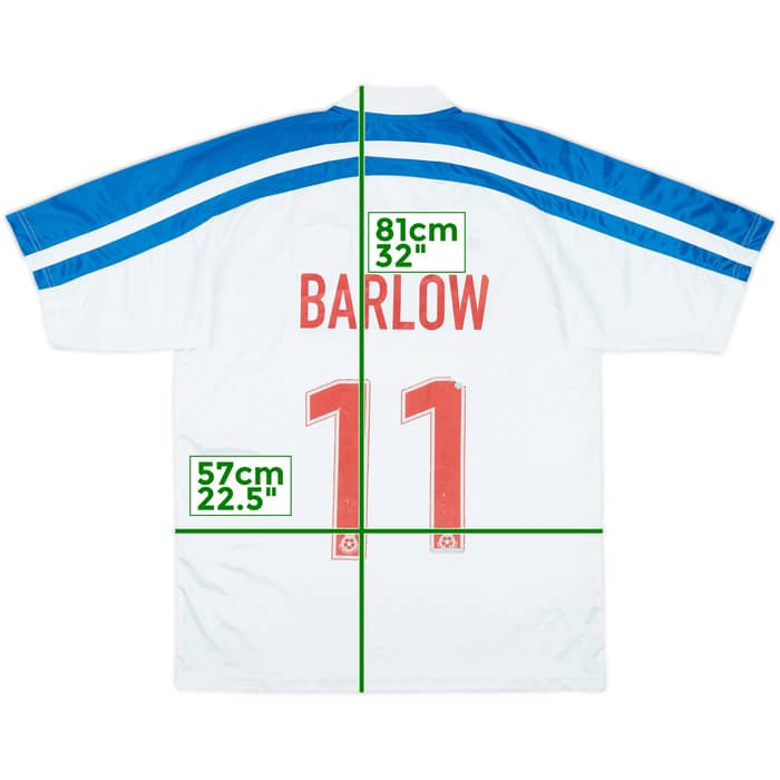 2000-02 Tranmere Rovers Home Shirt Barlow #11 - 7/10 - (L)