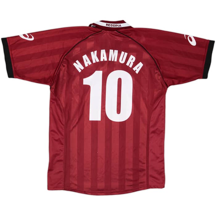 2002-03 Reggina Home Shirt Nakamura #10 - 9/10 - (XL)