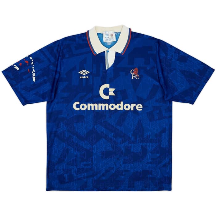 1991-93 Chelsea Home Shirt - 7/10 - (XL)