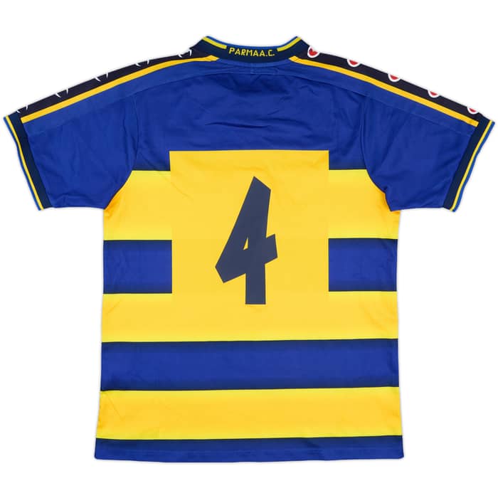 2001-02 Parma Match Issue Home Shirt #4