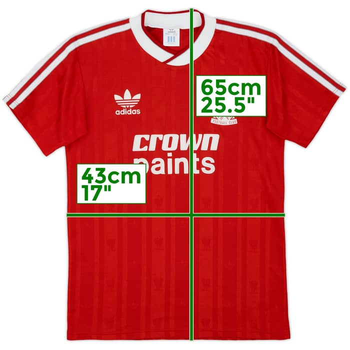 1987-88 Liverpool Home Shirt - 9/10 - (S)