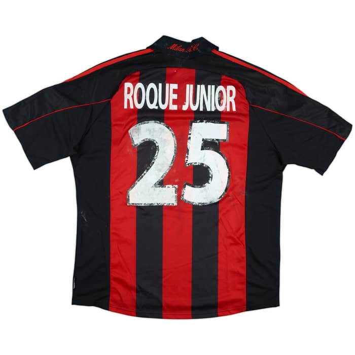 2000-02 AC Milan Match Issue Home Shirt Roque Junior #25
