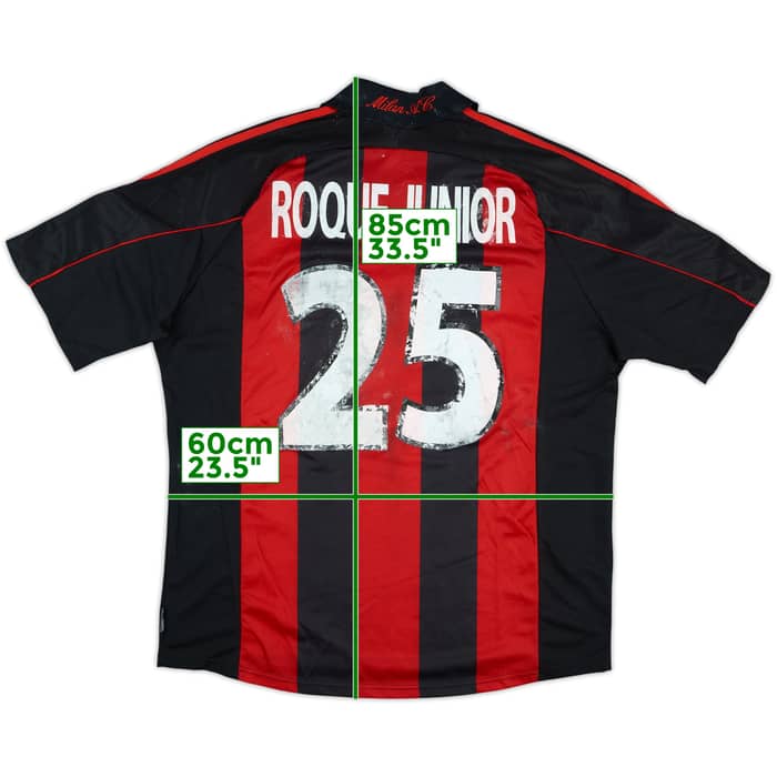 2000-02 AC Milan Match Issue Home Shirt Roque Junior #25