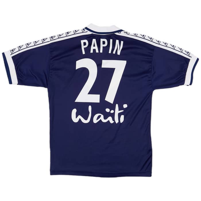 1996-97 Bordeaux Home Shirt Papin #27 - 8/10 - (S)