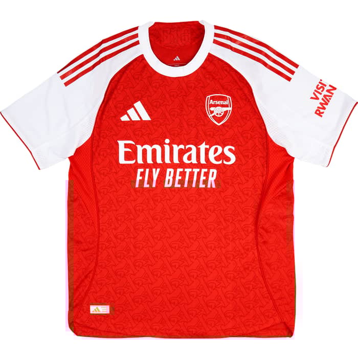 2025-26 Arsenal Authentic Home Shirt Rice #41