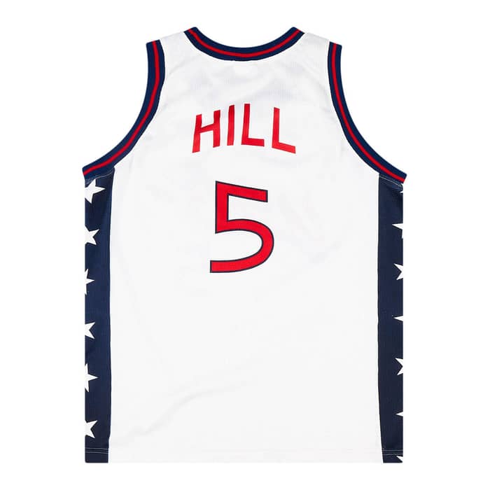 1996-99 USA Hill #5 Champion Jersey (Home) L