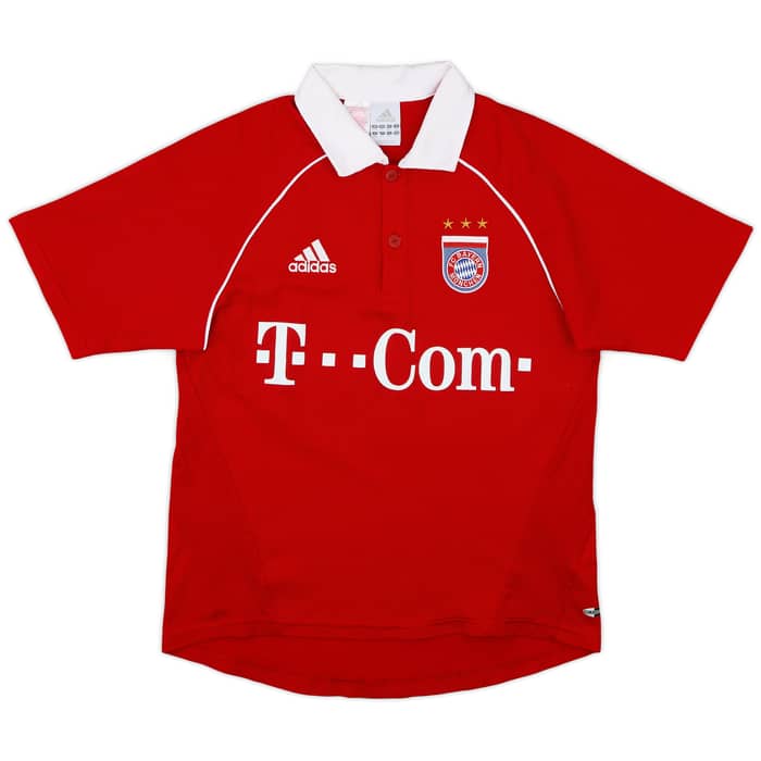 2005-06 Bayern Munich Home Shirt - 9/10 - (L.Boys)