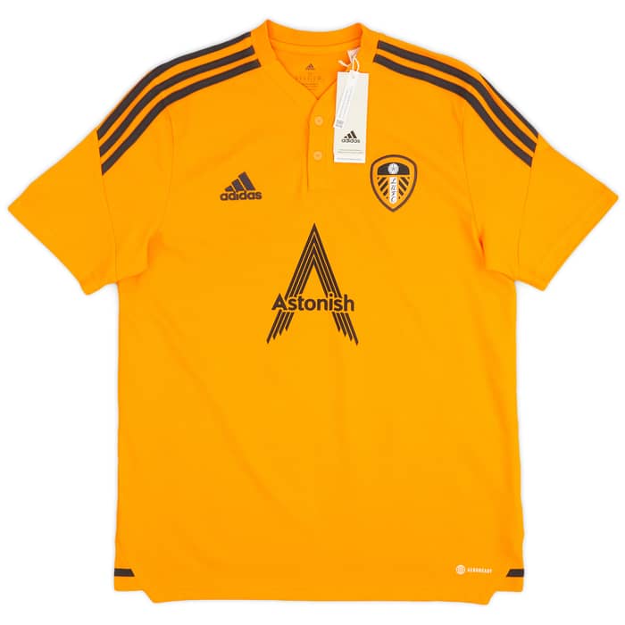 2022-23 Leeds United Player Issue Polo T-Shirt