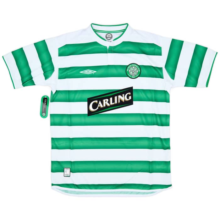 2003-04 Celtic Home Shirt Larsson #7 (L)