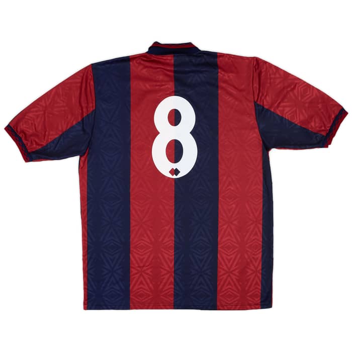1995-96 Bologna Home Shirt #8 - 8/10 - (XXL)