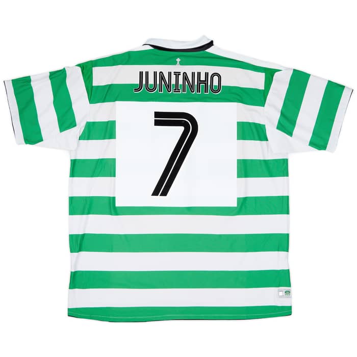 2004-05 Celtic Home Shirt Juninho #7 - 7/10 - (3XL)