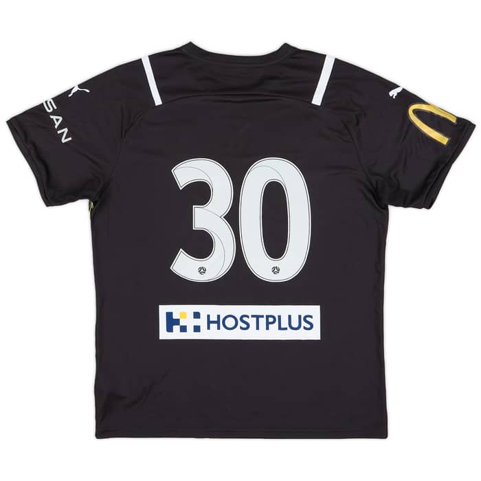 2021-22 Melbourne City Player Issue FFA Cup GK Shirt #30
