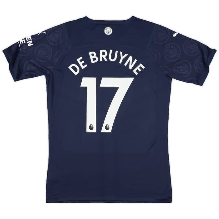 2021-22 Manchester City Authentic Third Shirt De Bruyne #17 (XXL)