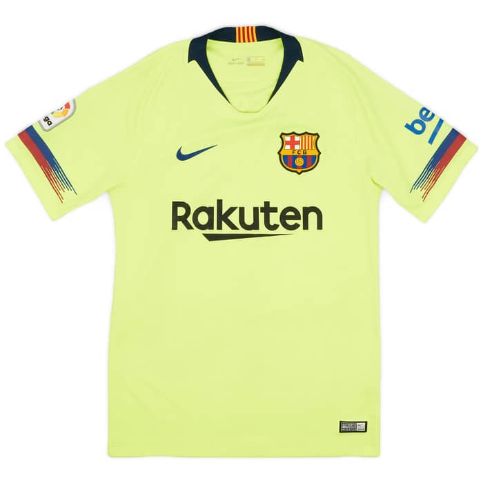2018-19 Barcelona Away Shirt Messi #10 - 8/10 - (S)
