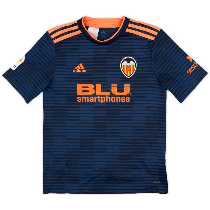 2018-19 Valencia Away Shirt - 7/10 - (M.Boys)
