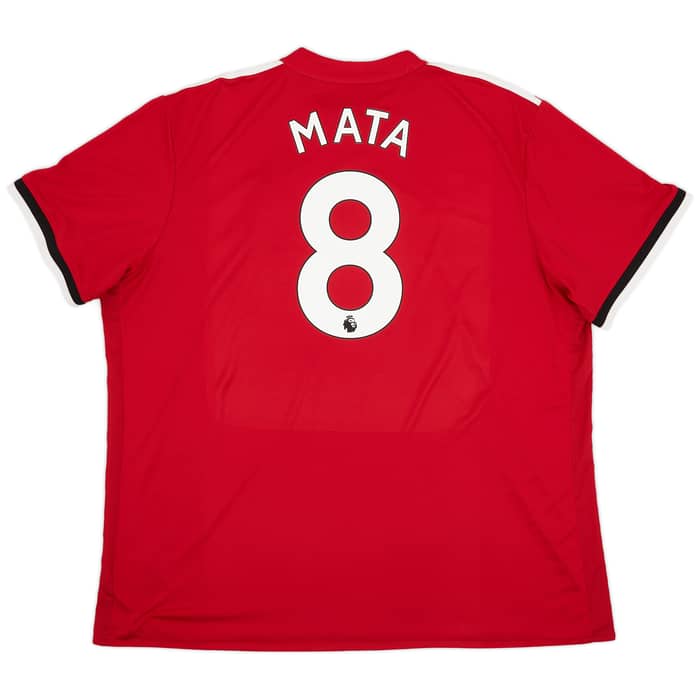 2017-18 Manchester United Home Shirt Mata #8 - 6/10 - (3XL)