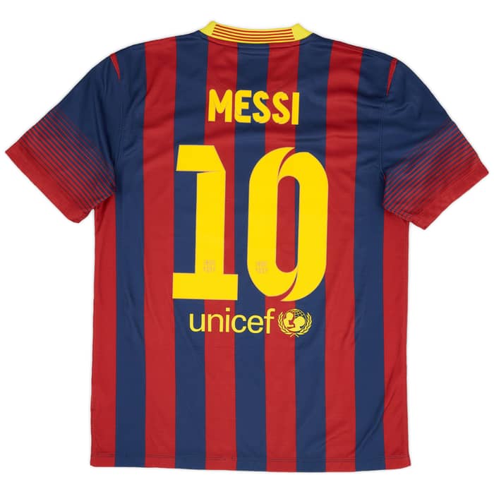 2013-14 Barcelona Home Shirt Messi #10