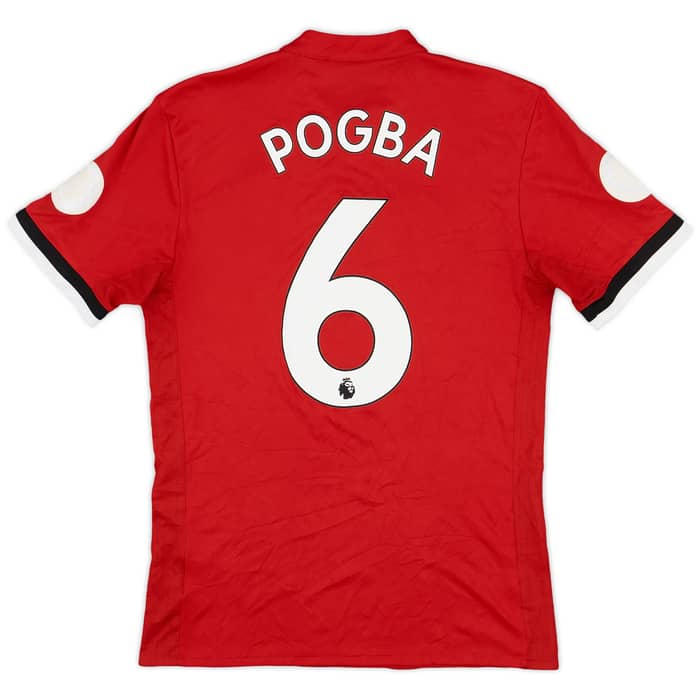 2017-18 Manchester United Home Shirt Pogba #6 - 5/10 - (XS)