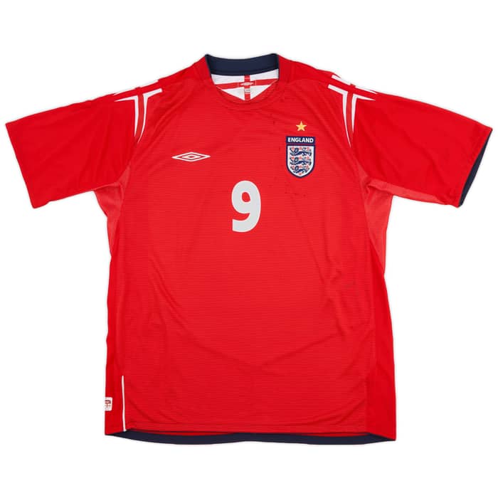2004-06 England Away Shirt Rooney #9 - 6/10 - (XL)