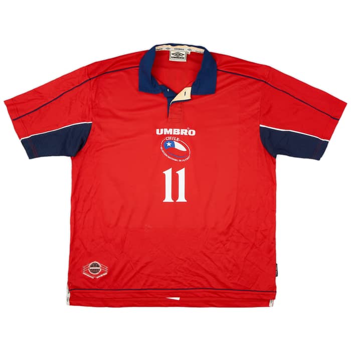 2000-01 Chile Home Shirt Salas #11 - 7/10 - (XL)