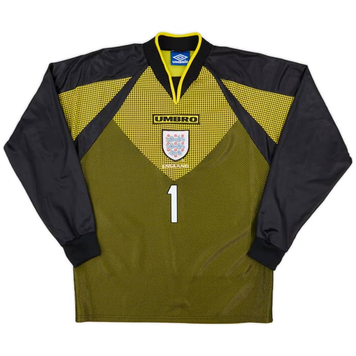 1998-99 England GK Shirt Seaman #1 - 9/10 - (M)