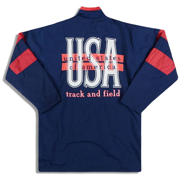 1990s USA Track And Field Nike Rain Jacket M