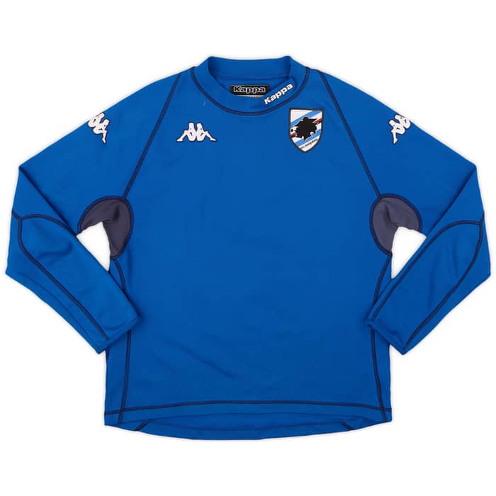 2004-05 Sampdoria Kappa L/S Training Shirt - 7/10 - (YXXL)