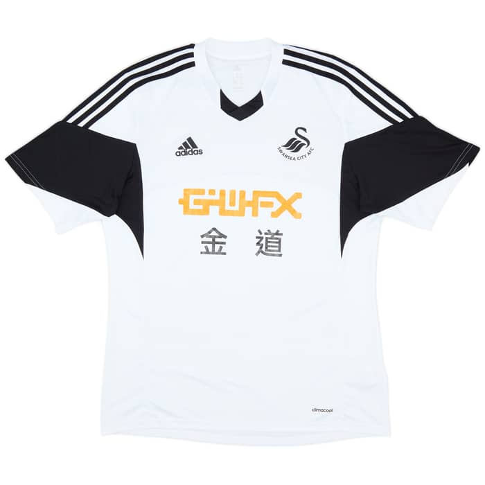 2013-14 Swansea Home Shirt Britton #7 - 8/10 - (L)