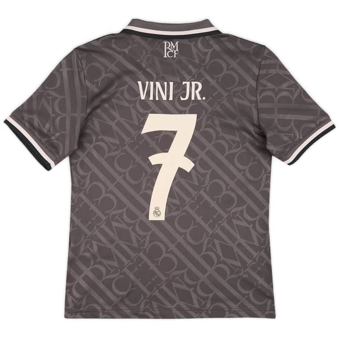 2024-25 Real Madrid Third Shirt Vini Jr #7 (KIDS)