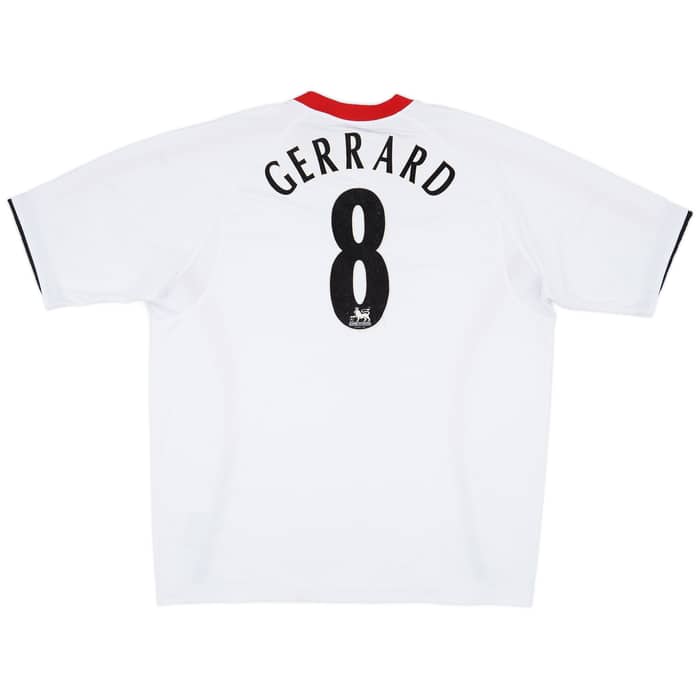 2005-06 Liverpool Away Shirt Gerrard #8 - 6/10 - (XXL)