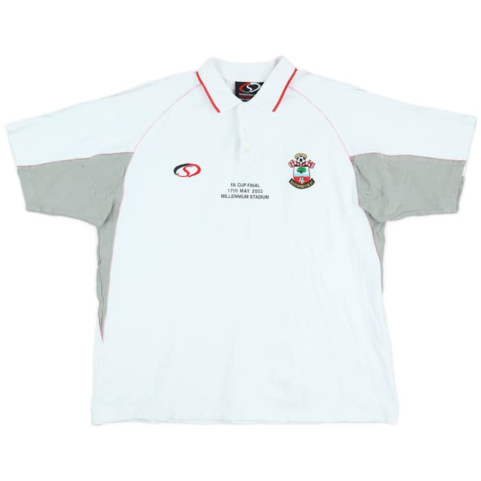 2003-04 Southampton FA Cup Final Polo Shirt - 8/10 - (L)