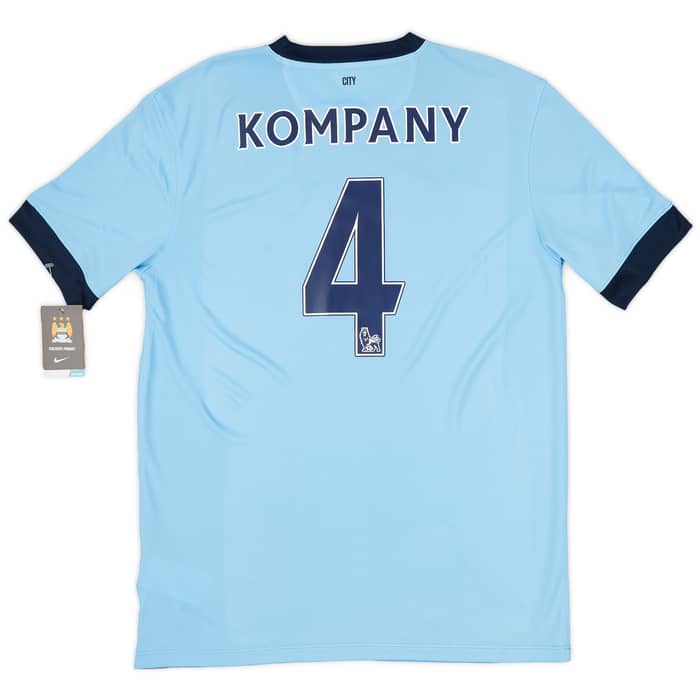 2014-15 Manchester City Home Shirt Kompany #4 (L)