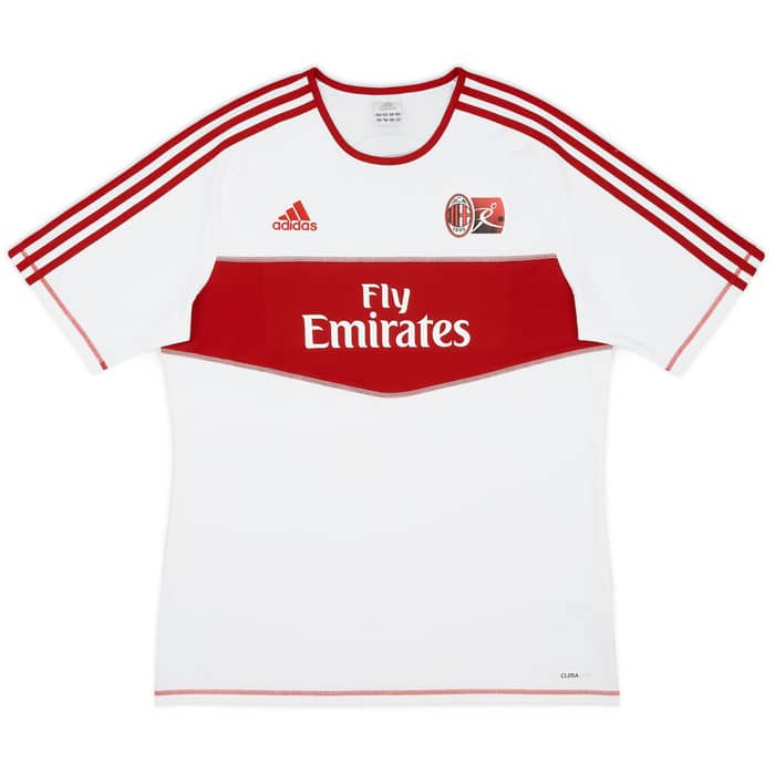2012-13 AC Milan adidas Junior Camp Away Shirt - 8/10 - (L)