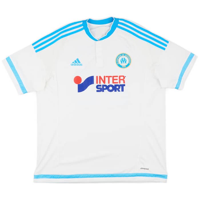 2015-16 Olympique Marseille Home Shirt Batshuayi #22 - 8/10 - (XL)