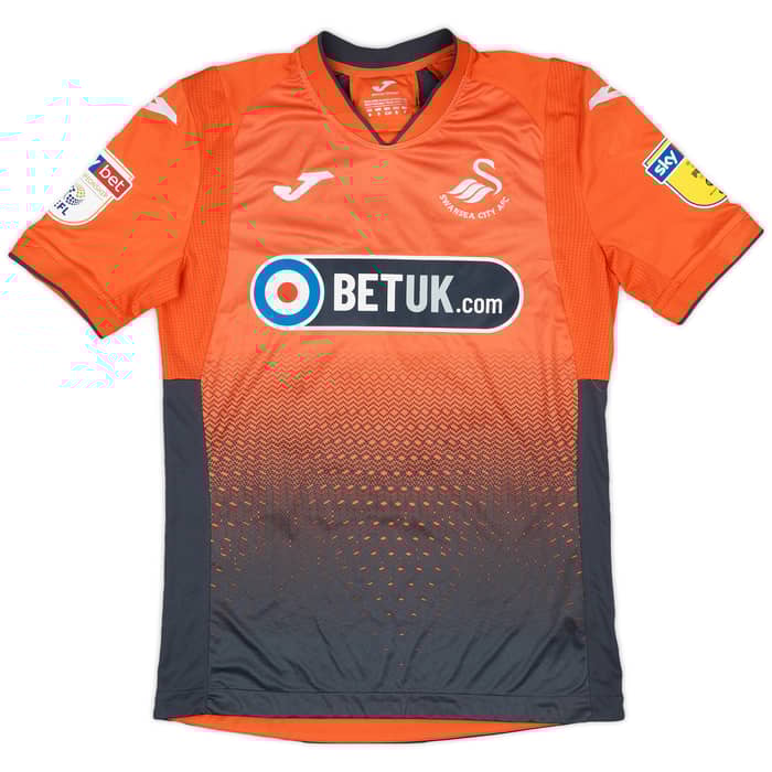 2018-19 Swansea Match Issue Away Shirt Roberts 23