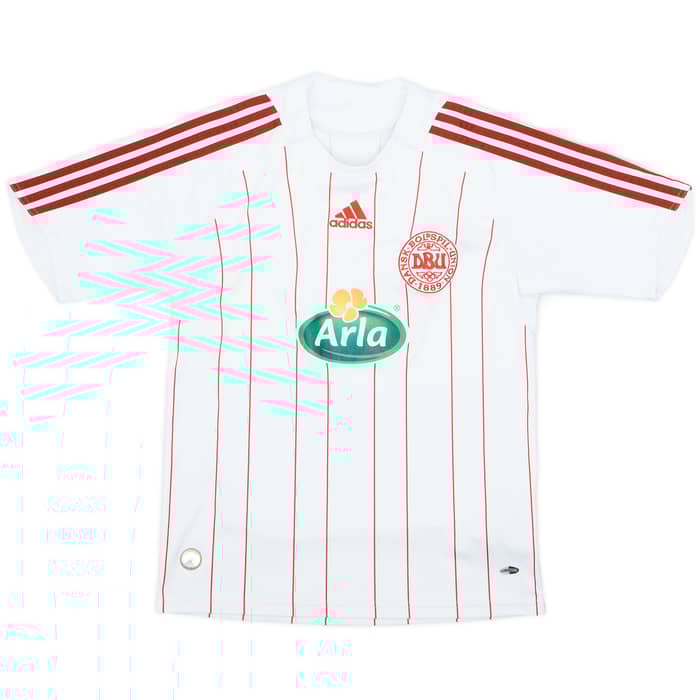 2008-10 Denmark 'Fodboldskole 2009' Away Shirt - 7/10 - (L.Boys)