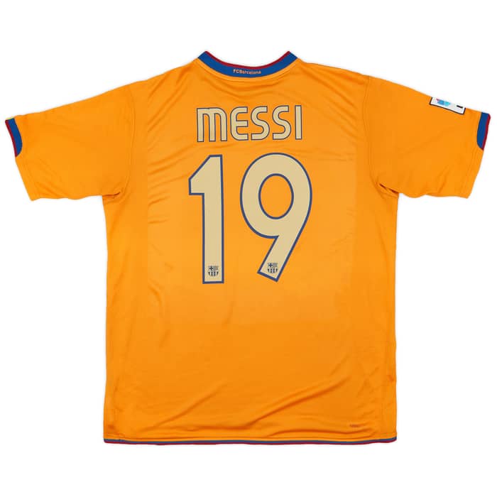 2006-08 Barcelona Away Shirt Messi #19 - 8/10 - (L)