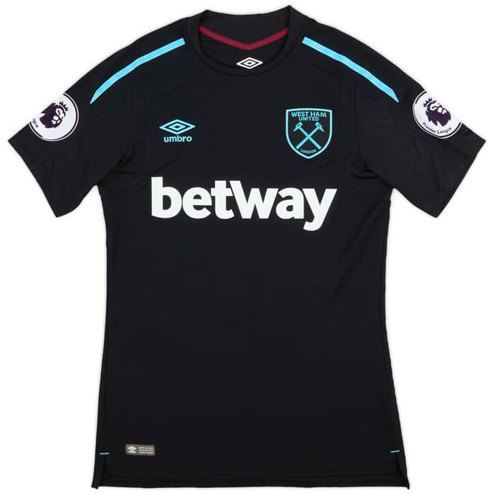 2017-18 West Ham Match Issue Away Shirt Zabaleta #5
