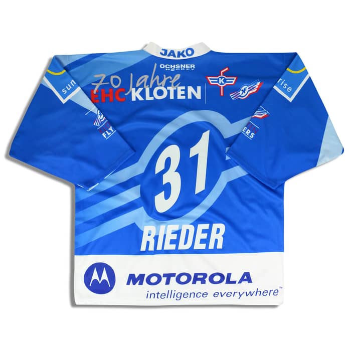 2004-05 Kloten Flyers Rieder #31 Ochsner Jersey (Home) XL