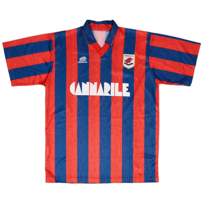 1990-91 Taranto Match Issue Home Shirt #5