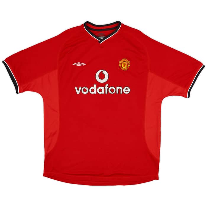2000-02 Manchester United Home Shirt Solskjaer #20 - 10/10 - (XL)