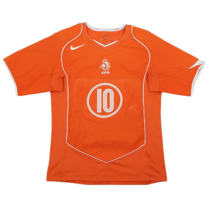 2004-06 Netherlands Home Shirt v.Nistelrooy #10 - 5/10 - (S)