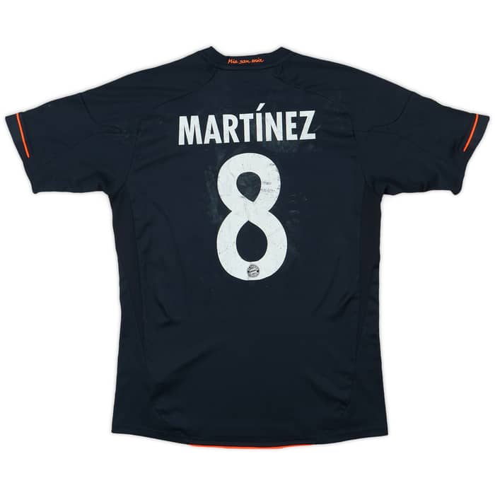 2012-13 Bayern Munich Third Shirt Martinez #8 - 4/10 - (XL.Boys)