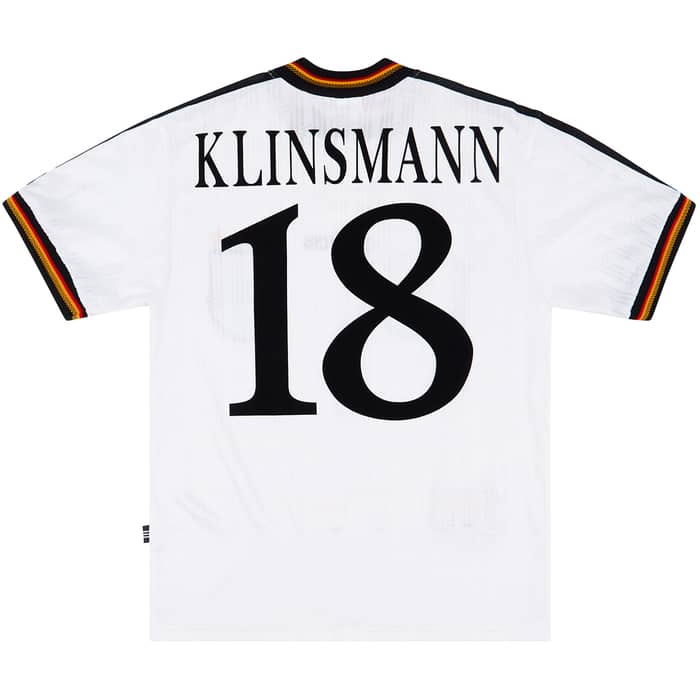 1996-98 Germany Home Shirt Klinsmann #18