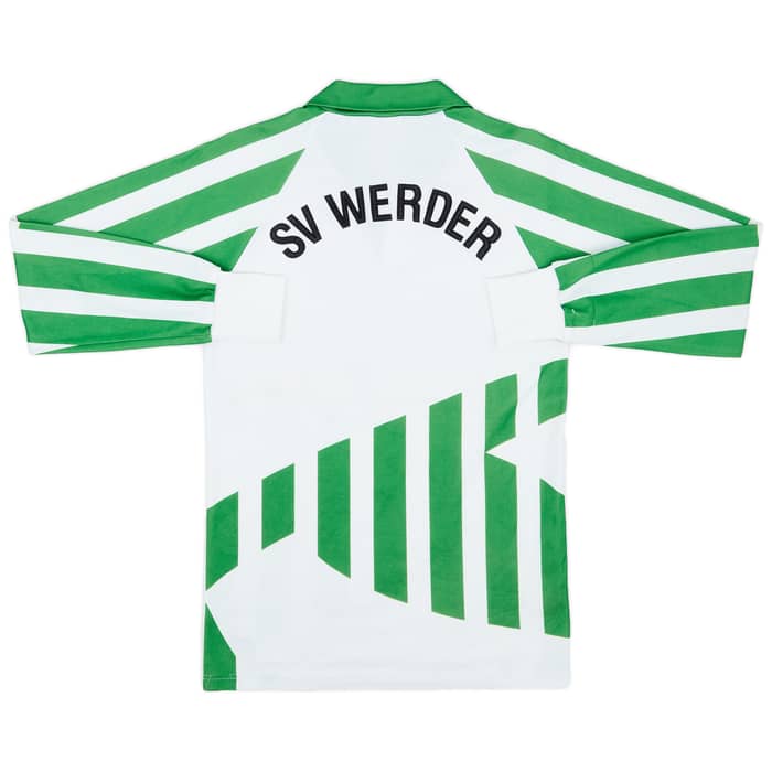 1994-95 Werder Bremen Home L/S Shirt - 7/10 - (XS)