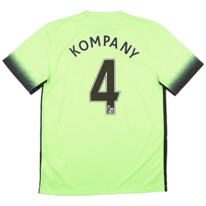 2015-16 Manchester City Third Shirt Kompany #4 (M)